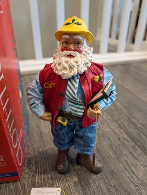 Clothtique Possible Dreams Santa Claus Construction Christmas