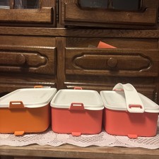 Tupperware® ► Click & Go to Go | Snack Obst Brot | 3 x 900ml Box + Griff ◄ NEU