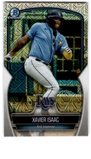 Xavier Isaac Base Bowman Chrome - Prospects Silver Mojo Refractor BCP-157 NM