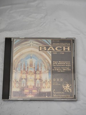 Bach Organ Masterpieces CD CM 2-7038 Classical Masterpieces Digital Recording