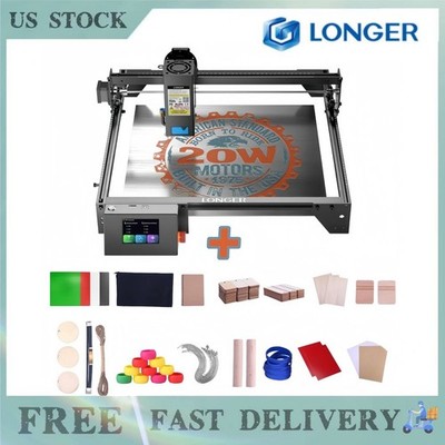 LONGER RAY5 20W Laser Engraver Machine W/175 Pieces of Engraver Materials NEW