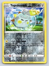 🇨🇦 Togedemaru - C 127/195 - Silver Tempest ✨ Reverse Holo ✨ Pokemon Card - NM