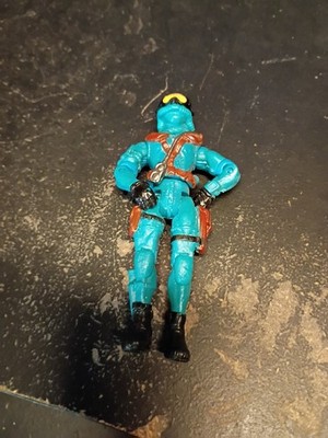 2005 Teal Green Navy Seal Squad Commando DIVER Plastic Action Figure
