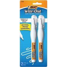 BIC Wite-Out Brand Shake 'n Squeeze Correction Pen, 8 ML Correction Fluid, 12-Co