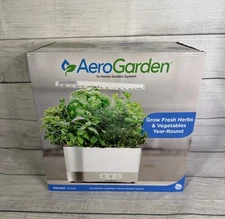 AeroGarden Harvest 6 Pod Home Garden System - White