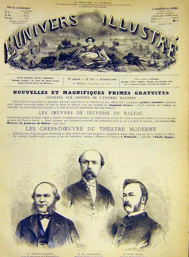Original Old Antique Print Portrait Brame Pouyer-Quertier Guilloutet 1868 19th