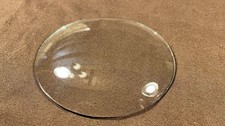 3 1/2"  Convex Round Glass Vintage Antique Radio / Clock Dial Face Bezel NOS