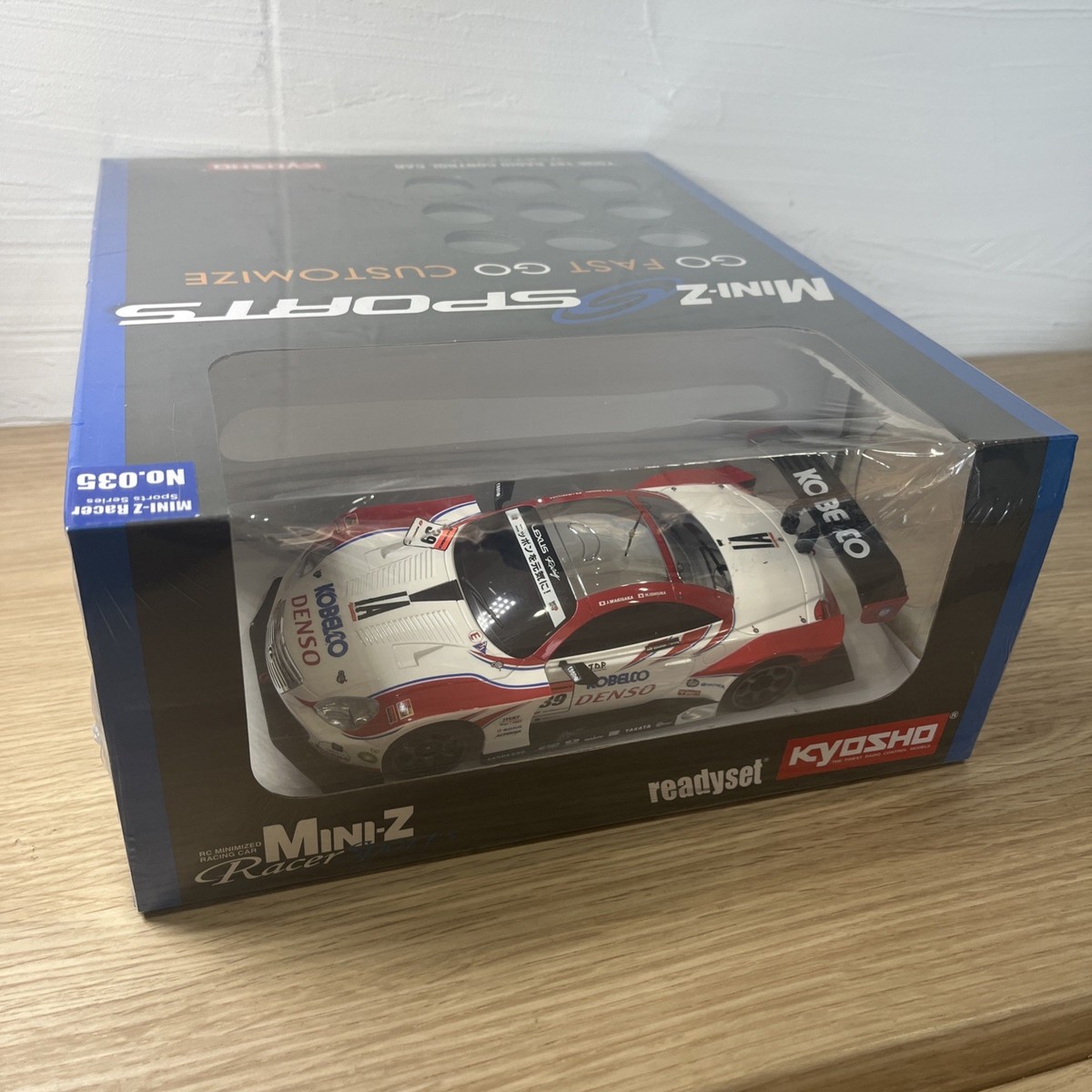 Very Rare Kyosho MINI-Z Racer DENSO KOBELCO SC430 Body& ready Set