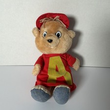 VINTAGE 1983 CBS Toys ALVIN and the Chipmunks Plush Pull String WORKS
