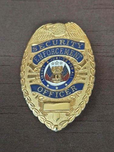 Vintage Security Enforcement Pin