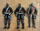 Lot Of 3 GI Joe Iron Grenadier Action Figures 2003 2008