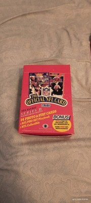 1989 PRO SET FOOTBALL SERIES 2 SEALD WAX PACK BOX NEW SANDERS AIKMAN CASE NEW  