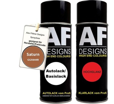 Autolack Spraydose Set für Saturn GGX644R Paragon Bronze Metallic X. S. Basislac