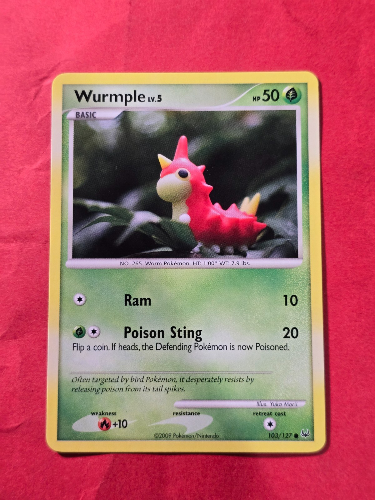 2009 Pokemon TCG Platinum #103 Wurmple, C, NF/H, cd3