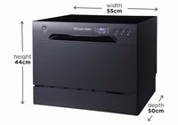 Russell Hobbs RHTTDW6B Freestanding Compact Dishwasher