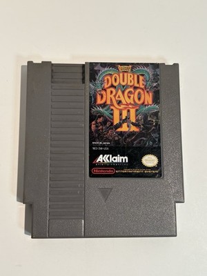 Double Dragon III 3 Sacred Stones (Nintendo NES, 1991) Tested (Cart Only)
