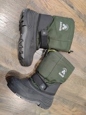 Kamik Rocket Kids Youth Size 4 Winter Snow Boots Dark Green Waterproof Lined