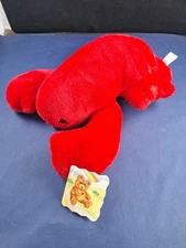 Vtg Hug Fun RED LOBSTER Plush Stuffed Animal *8FB