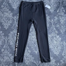 Spiritual Gangster Good Vibes Only Sweatpants Girl’s Size 14 Black