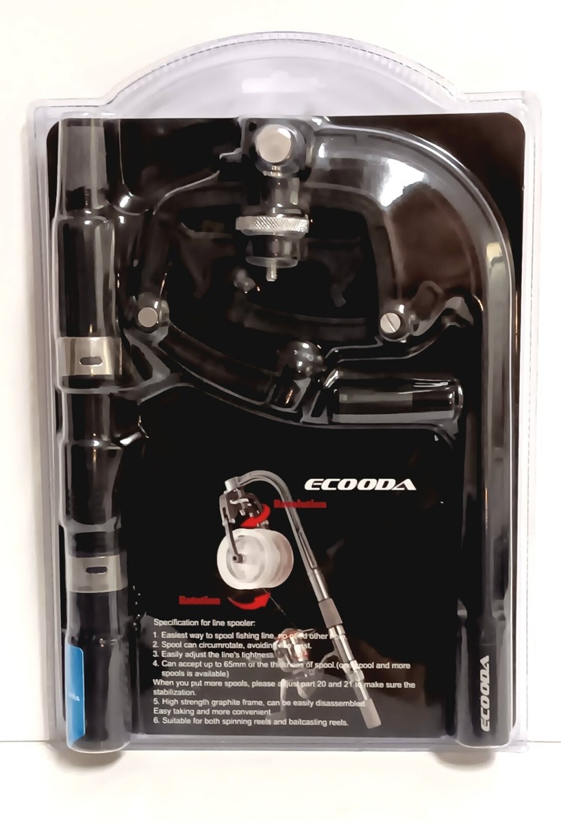 ecooda fishing line spooler fishing line winder Ecooda Fishing Line Revolation Rotation Spooler Winder NEW SEALED