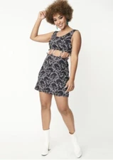 Unique Vintage Smak Parlour NWT Scaredy Cat Mini Dress - Size Medium