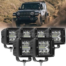 3inch Led Work Light Floodspot Cube Pods Bar Driving Fog Lamp Offroad Truck Suv