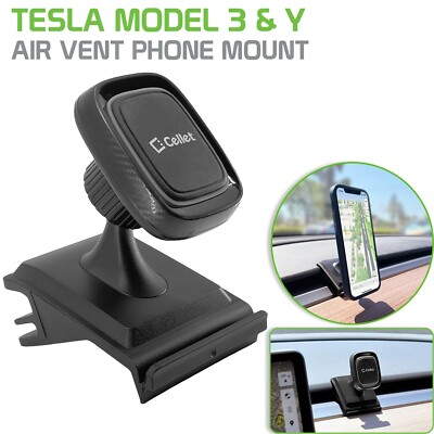 Cellet Magnetic Air Vent Phone Mount for Tesla Model 3 & Y