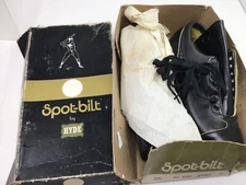 NOS VINTAGE-1960’s BASEBALL (SPOTBILT) METAL SPIKES CLEATS with box