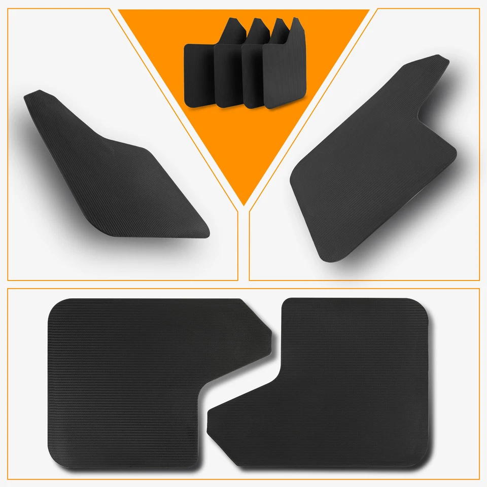 Guardabarros guardabarros delanteros traseros texturizados para Nissan 300zx 4 piezas Foto 3 de 4