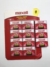 11NEW Maxell Mini DV 60 Minute Digital Video Cassette Tapes Camcorder 8 PACK +3