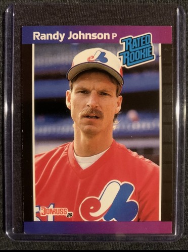 Randy Johnson 1989 Donruss Double Error Rookie Card EBay