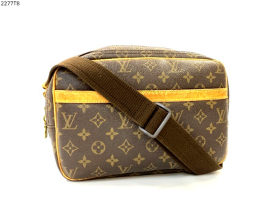 LOUIS VUITTON Monogram Reporter PM Shoulder Cross Bag M45254 