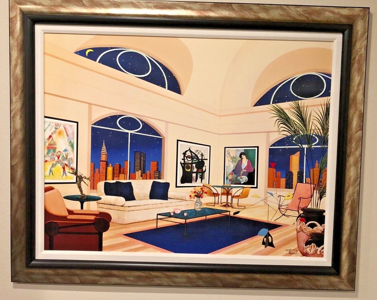 New York Nights II” By Fanch, Francois Ledan Giclee in Color
