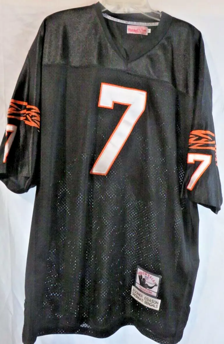 Mitchell And Ness NFL Throwback Boomer Esiason Cincinnati Bengals Jersey  Size 56