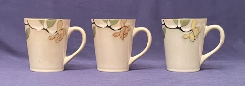 Set Of 3 Mikasa Gourmet Basics *Emory* Coffee/Tea Mugs/Cups. Stoneware