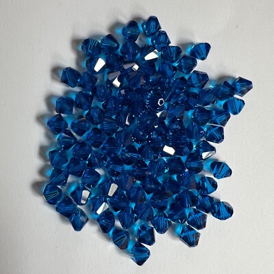 Genuine 6mm Swarovski Crystal Sparkling Beads 5301 Bicone 50 pc You Pick Color