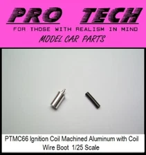 PTMC 66 Ignition Coil W Boot Machined Aluminum 1:25 LBR Model Parts PRO TECH