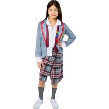 Warner Bros. Kids' Beetlejuice Beetlejuice Astrid School Uniform Costume Small