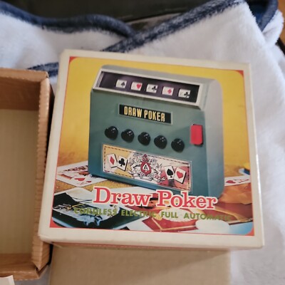 Vintage 1971 Waco Draw Poker Cordless Electric Full Automatic