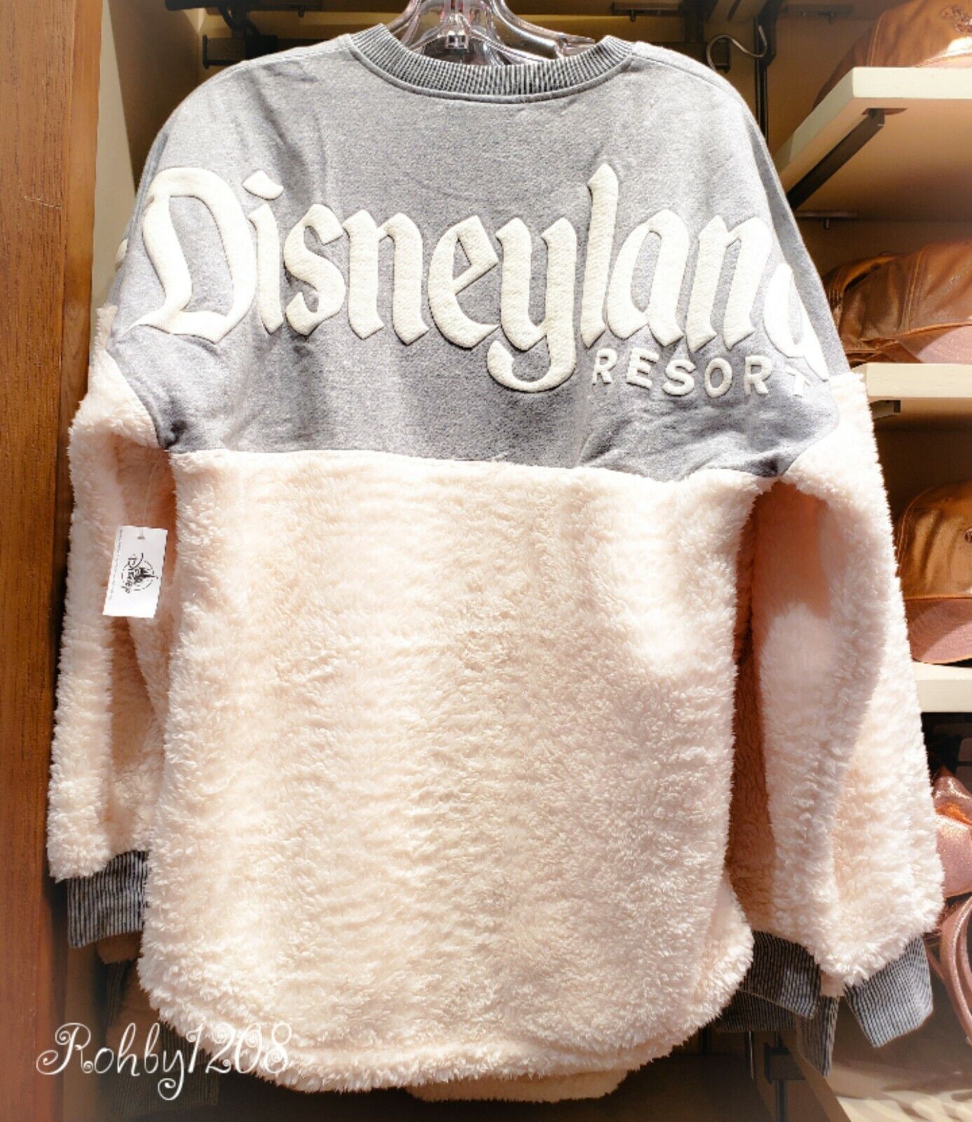 Disney Disneyland Gray & White Fuzzy Mickey Spirit Jersey XS S M L XL 2XL