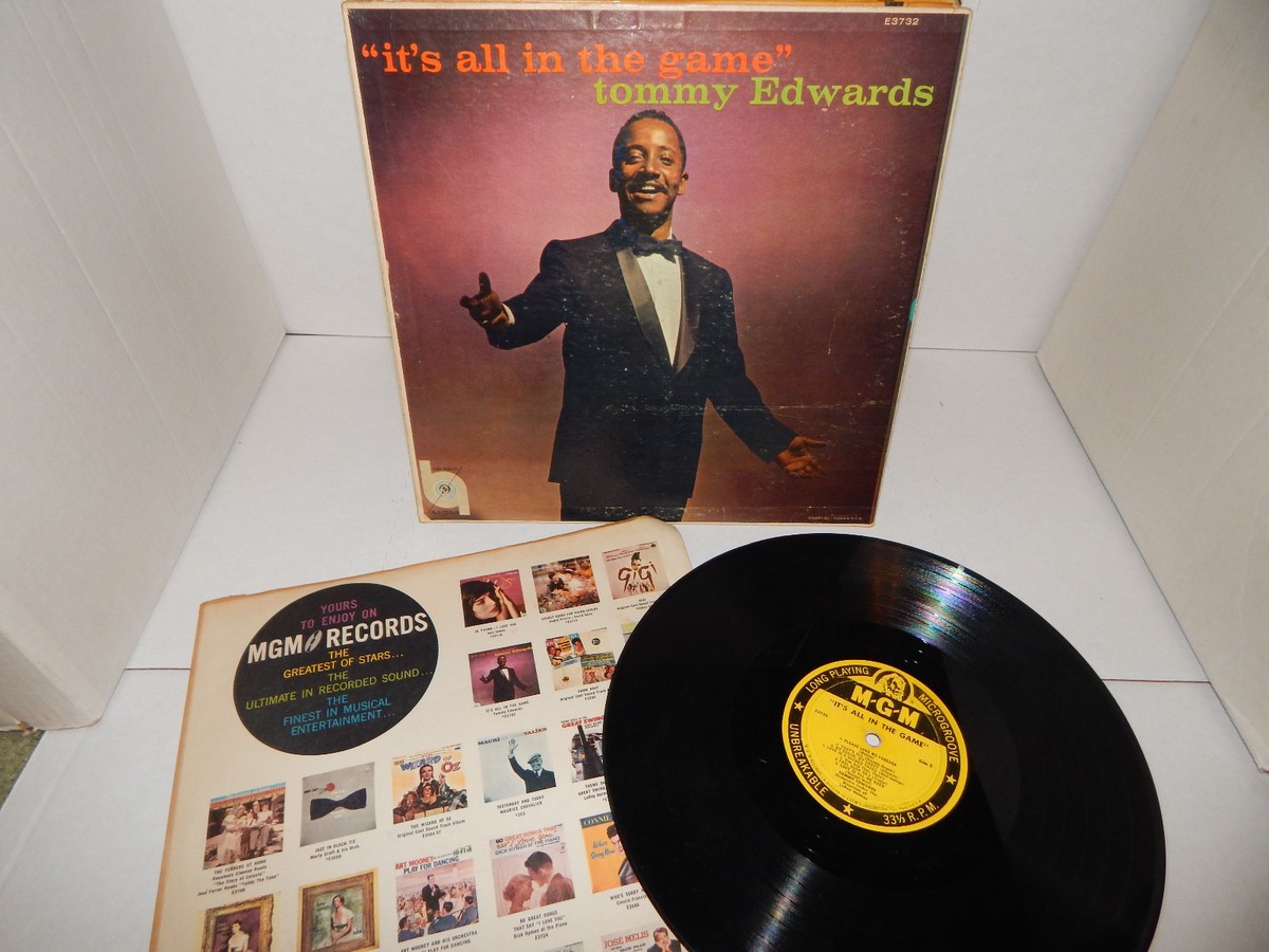 洋楽 One II Many TOMMY EDWARDS It's All In The Game 1958 MGM E3732 yellow label