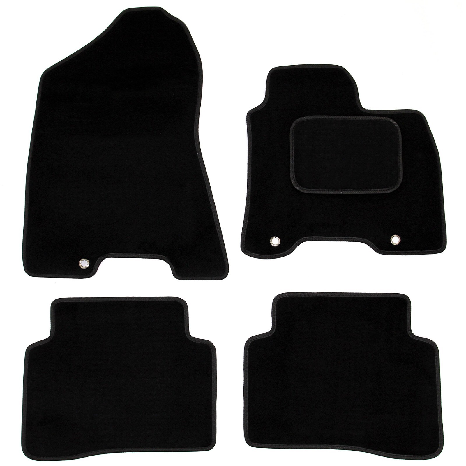 For Kia Sportage Car Floor Mat 2016 to 2021 Tailored Carpet 4pcs Set Black Mk4