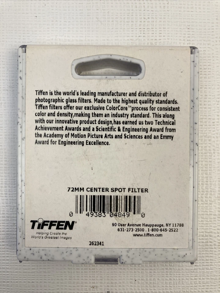 Tiffen 72mm Center Spot Filter New Open Box - Image 2 of 4
