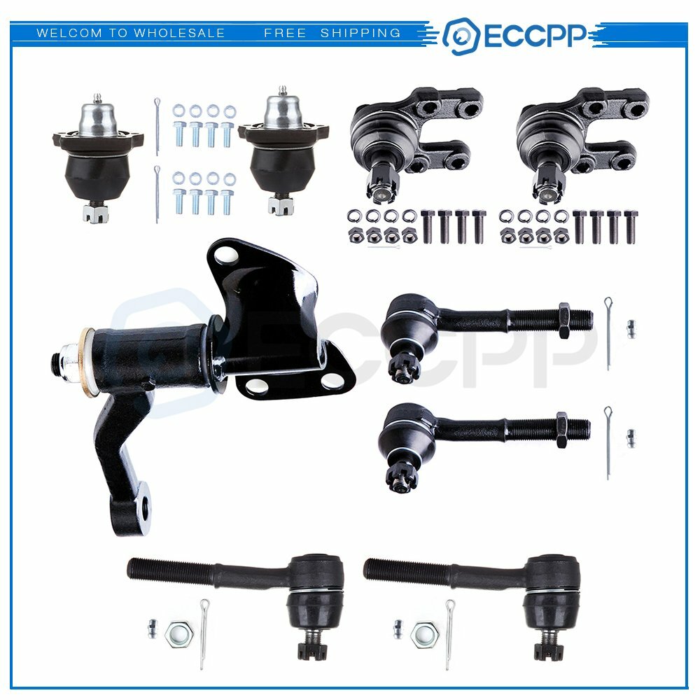9Pcs For 1987-1990 91 1992 Nissan Pathfinder Front Ball Joints Tie Rod Idler Arm
