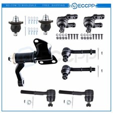 9pcs For 1987-1990 91 1992 Nissan Pathfinder Front Ball Joints Tie Rod Idler Arm