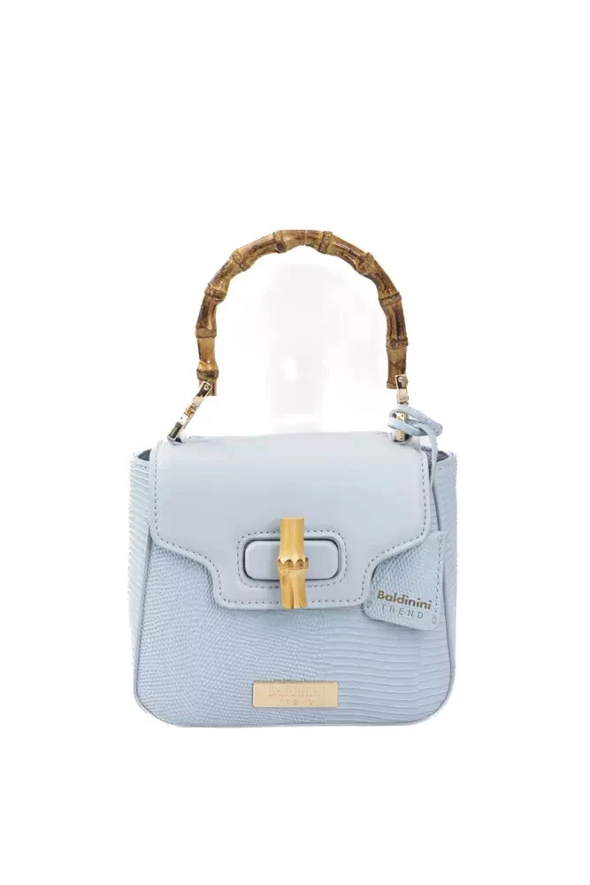 Baldinini Trend Light Blue Polyurethane Crossbody Bag