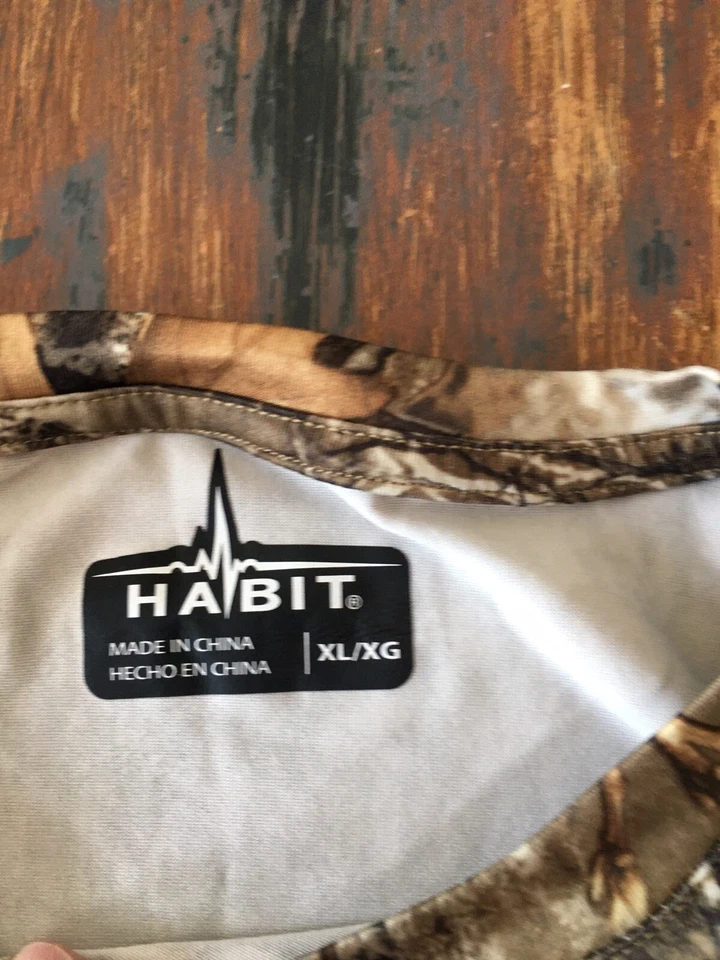 Habit Scent Factor long sleeve hunting shirt camo Youth XL - Image 4 of 4