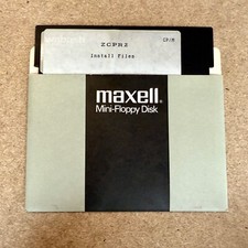 ZCPR2 Install Files CP/M Floppy Disk Advanced Research Systems Apple II