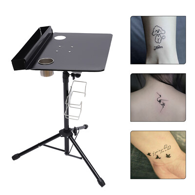 Tattoo Workstation Ständer Höhenverstellbar Tätowierung Zubehör Schreibtisch DE