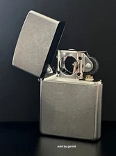Zippo Windproof Street Chrome Lighter With Pipe Insert, 207 Pipe, New In Box